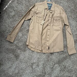 Wrangler Retro Premium Tan Shirt